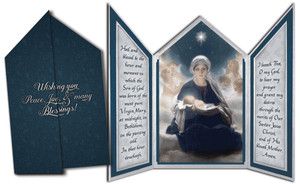 Star of Bethlehem Tri-fold Triptych Christmas Cards with St. Andrew Novena Prayer (Set of 12) Star of Bethlehem Tri-fold Triptych Christmas Cards with St. Andrew Novena Prayer (Set of 12)