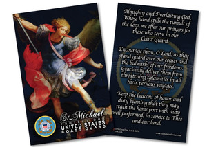 St. Michael Coast Gaurd Prayer Card St. Michael Coast Gaurd Prayer Card