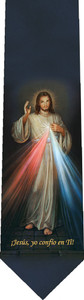 Spanish Divine Mercy Tie Spanish Divine Mercy Tie