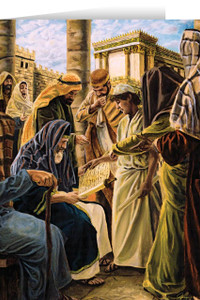 Finding in the Temple (Jenicke) Greeting Card Finding in the Temple (Jenicke) Greeting Card