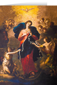 Mary Undoer of Knots Greeting Card Mary Undoer of Knots Greeting Card