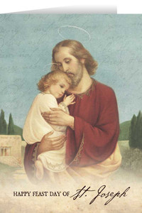 Feast of St. Joseph Greeting Card Feast of St. Joseph Greeting Card
