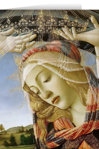 Madonna of the Magnificat (Detail) Greeting Card Madonna of the Magnificat (Detail) Greeting Card