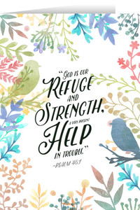 God is Our Refuge Greeting Card God is Our Refuge Greeting Card