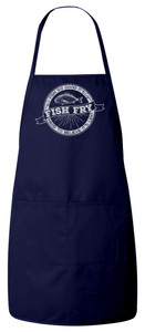 Fish Fry Apron (Navy) Personalized Fish Fry Apron (Navy) Personalized