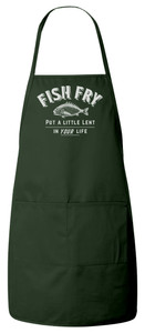 Fish Fry Apron (Green) Personalized Fish Fry Apron (Green) Personalized