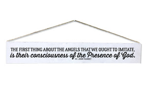 "The First Thing" St. John Vianney Quote Plaque "The First Thing" St. John Vianney Quote Plaque