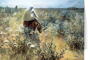 Flight into Egypt Greeting Card Flight into Egypt Greeting Card