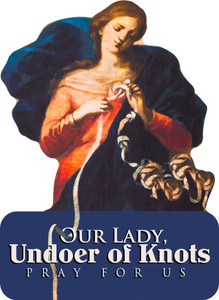 Mary Undoer of Knots Cutout Magnets Mary Undoer of Knots Cutout Magnets