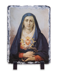 Sorrowful Mother Vertical Slate Tile Sorrowful Mother Vertical Slate Tile