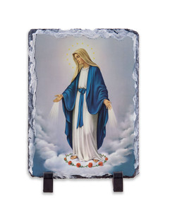 Our Lady of Grace Vertical Slate Tile Our Lady of Grace Vertical Slate Tile