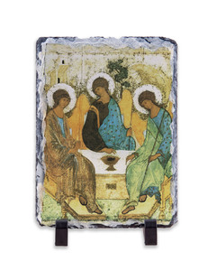 Holy Trinity Angels Vertical Slate Tile Holy Trinity Angels Vertical Slate Tile