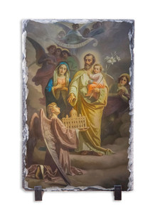 Joseph, Patron of the Church Vertical Slate Tile Joseph, Patron of the Church Vertical Slate Tile