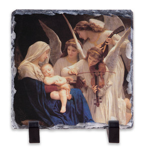Song of the Angels Square Slate Tile Song of the Angels Square Slate Tile