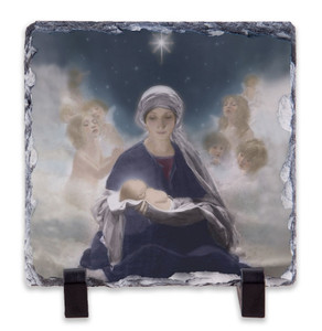 Star of Bethlehem Square Slate Tile Star of Bethlehem Square Slate Tile