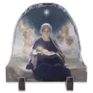 Star of Bethlehem Arched Slate Tile Star of Bethlehem Arched Slate Tile