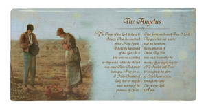 The Angelus by Millet Prayer Mini Tile The Angelus by Millet Prayer Mini Tile