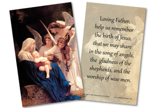 Song of the Angels Holy Card Song of the Angels Holy Card