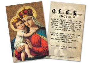 Our Lady of Good Remedy Holy Card Our Lady of Good Remedy Holy Card