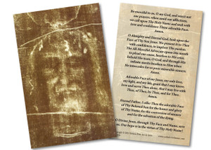 Shroud of Turin Holy Card Shroud of Turin Holy Card