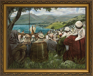 Sermon on the Mount by Jason Jenicke - Gold Framed Art Sermon on the Mount by Jason Jenicke - Gold Framed Art