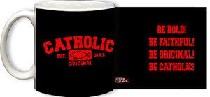 Catholic Original Red/Black Mug