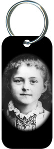 St. Therese Child Rectangle Keychain