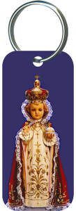 Infant of Prague Rectangle Keychain