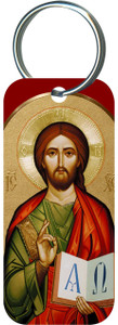 Christ the Teacher Rectangle Keychain