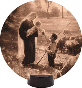 Gift of the Shepherd Round Desk Plaque Gift of the Shepherd Round Desk Plaque