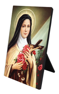 St. Therese of Lisieux Vertical Desk Plaque St. Therese of Lisieux Vertical Desk Plaque