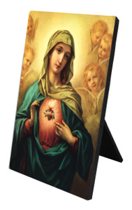 Immaculate Heart of Mary Vertical Desk Plaque Immaculate Heart of Mary Vertical Desk Plaque