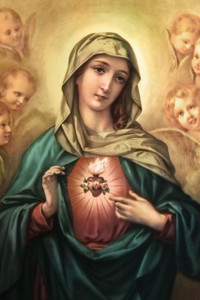 Immaculate Heart of Mary Print Immaculate Heart of Mary Print