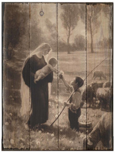 Gift of the Shepherd Rustic Wood Plaque Gift of the Shepherd Rustic Wood Plaque