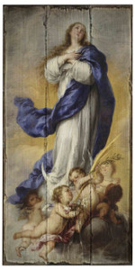 Immaculate Conception Rustic Wood Plaque Immaculate Conception Rustic Wood Plaque