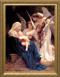 Song of the Angels - Standard Gold Framed Art Song of the Angels - Standard Gold Framed Art