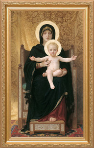 Virgin and Child - Standard Gold Framed Art Virgin and Child - Standard Gold Framed Art