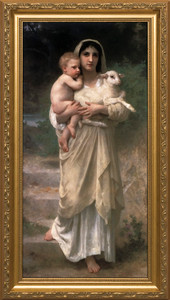 Young Shepherdess Framed Art Young Shepherdess Framed Art