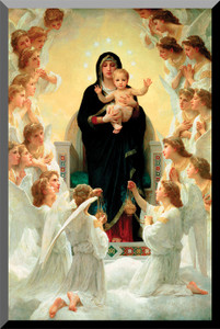 Queen of the Angels Wall Plaque