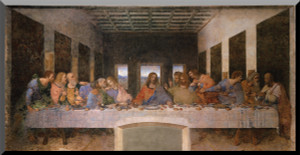 Last Supper by Da Vinci Wall Plaque Last Supper by Da Vinci Wall Plaque