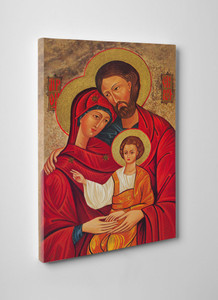 Holy Family Icon Gallery Wrapped Canvas Holy Family Icon Gallery Wrapped Canvas
