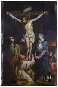 Bertucci Stations of the Cross Rustic Wood Plaque (Set of 14) Bertucci Stations of the Cross Rustic Wood Plaque (Set of 14)