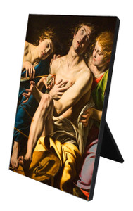 St. Sebastian Vertical Desk Plaque St. Sebastian Vertical Desk Plaque