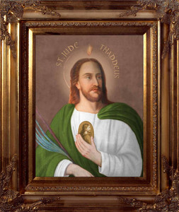 Saint Jude - Gold Museum Framed Canvas Saint Jude - Gold Museum Framed Canvas