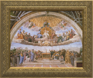 Disputation of the Holy Eucharist Church-Sized Framed Canvas Disputation of the Holy Eucharist Church-Sized Framed Canvas