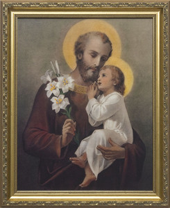 St. Joseph (Younger) Church- Sized Framed Canvas St. Joseph (Younger) Church- Sized Framed Canvas