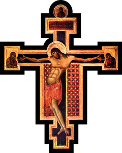 Byzantine Large Wall Plaque Crucifix Byzantine Large Wall Plaque Crucifix