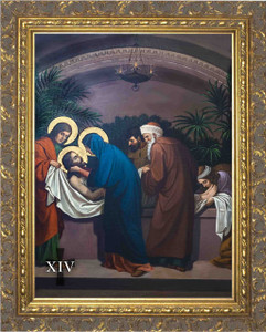 Emmerich Stations of the Cross in Ornate Gold Frames (Set of 14) Emmerich Stations of the Cross in Ornate Gold Frames (Set of 14)