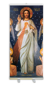King of Divine Mercy Banner Stand King of Divine Mercy Banner Stand