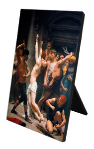 The Flagellation of Christ Vertical Desk Plaque The Flagellation of Christ Vertical Desk Plaque